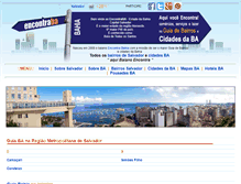 Tablet Screenshot of encontrabahia.com.br